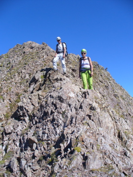 Descente de l'arête Sud