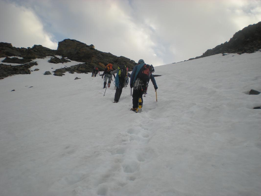 Arrivée au col de Labby