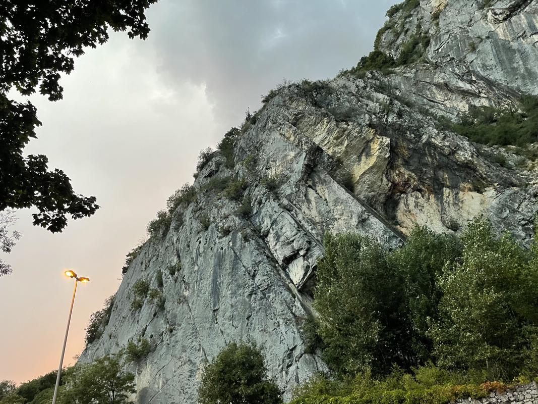 Seule photo prise de la voiture, alors que la pluie tombait déjà