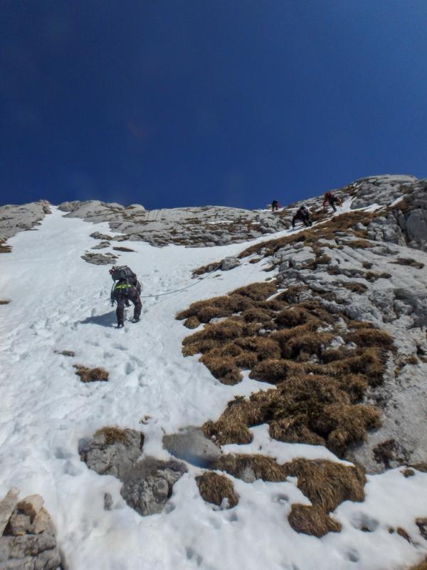 descente au rappel