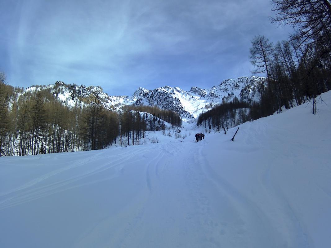 Le sommet vu du vallon