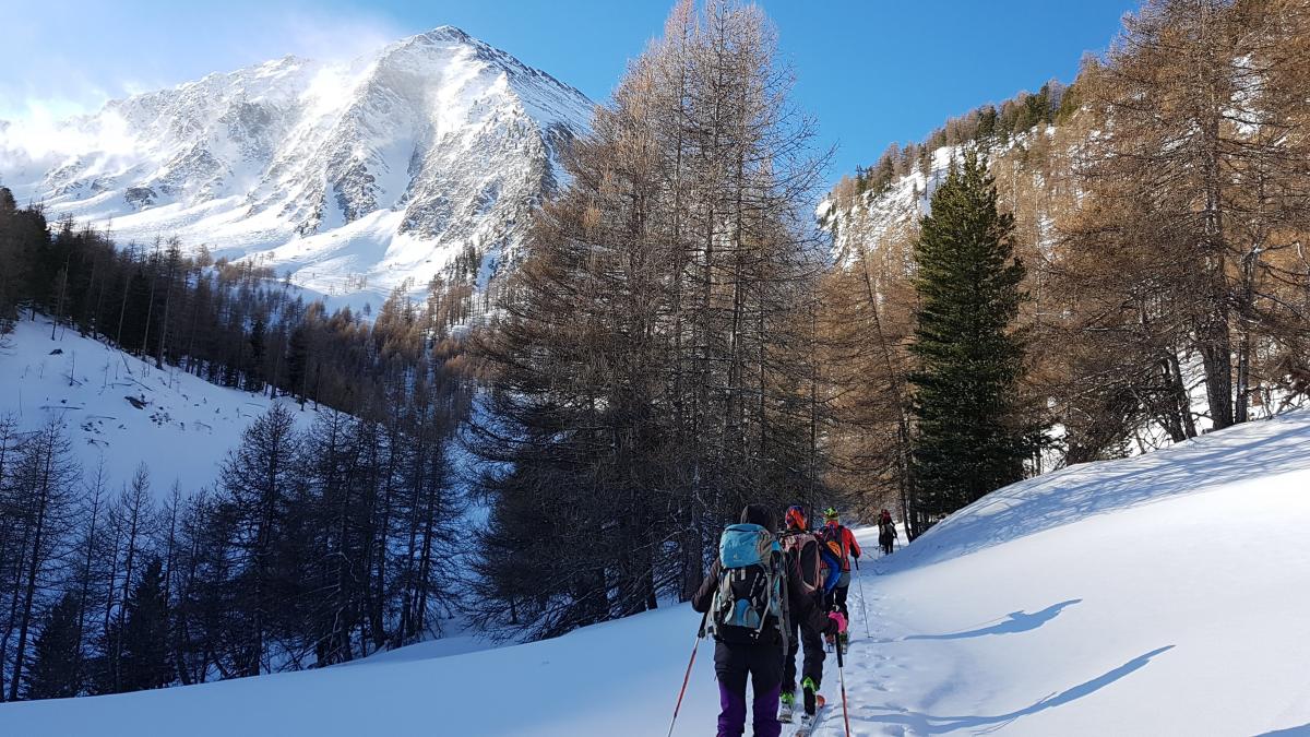 Entrée dans le vallon des Prés de la Lauze
