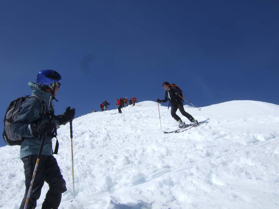 Descente sur neige transformée