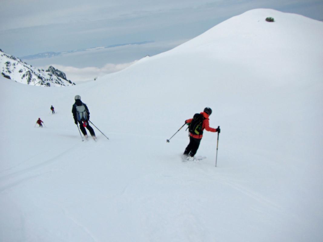 Repeautage en dessous des lacs Robert