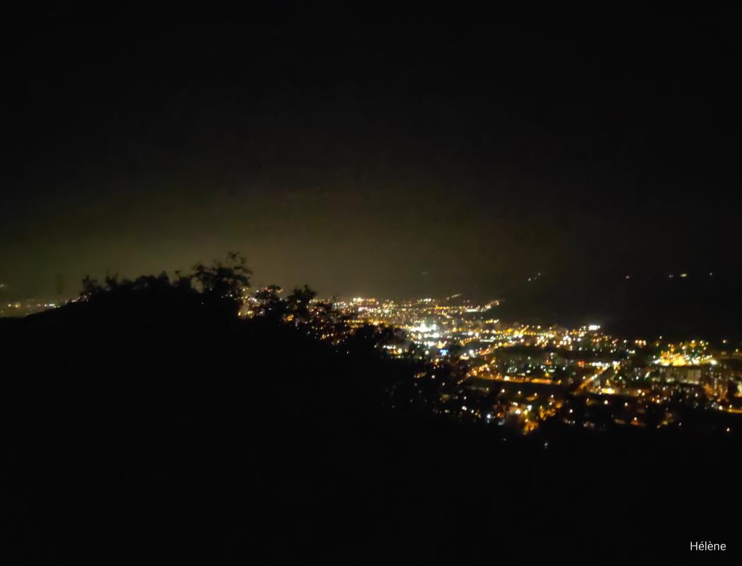 la vue à l'est